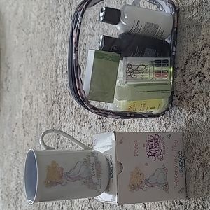 VINTAGE  PRECIOUS MOMENTS PERSONALIZED MUG (DEBBIE) TRAVEL SIZE OF SHAMPOO